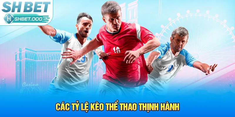 Các tỷ lệ kèo thể thao thịnh hành